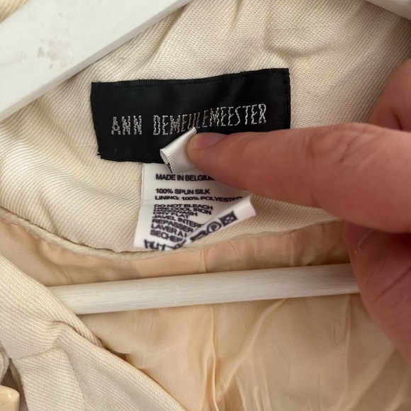 NWT - Ann Demeulemeester FW05 Silk Trench Coat - Picture 5 of 8